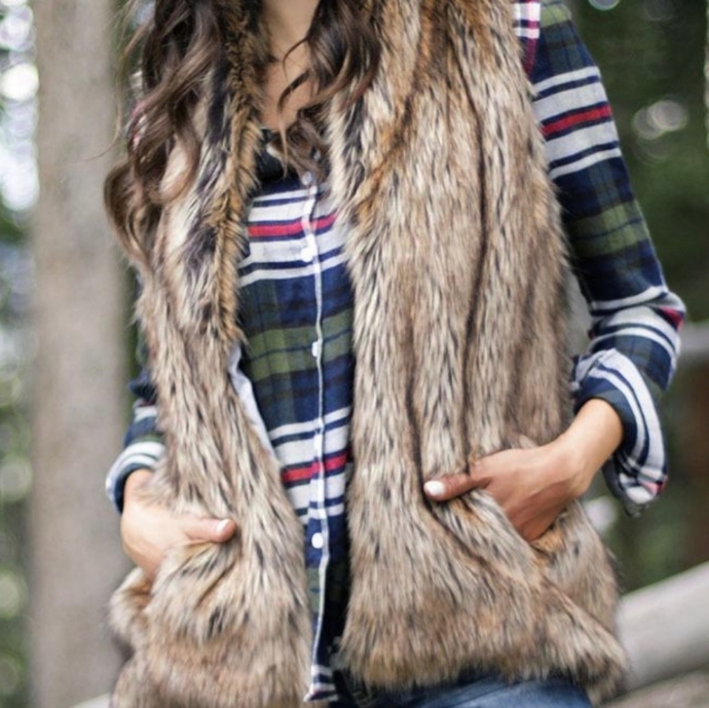 Grace and Lace Fur Vest